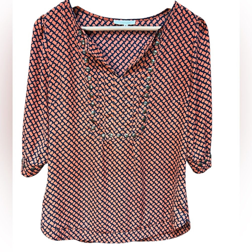 41 Hawthorn Geometric Print Blouse